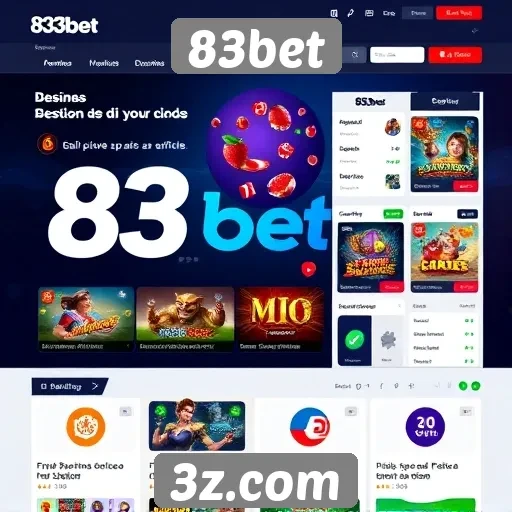 Como o design do site influencia a experiência do usuário no 83bet